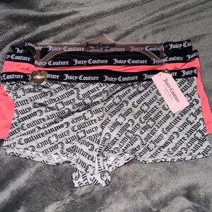 Juicy Couture boyshort panties ! 1X ! NWT! 1 Set of 3 pairs!